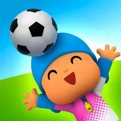 Скачать взломанную Talking Pocoyo Football  [МОД Много монет] - стабильная версия apk на Андроид