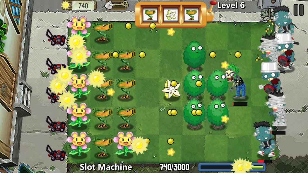 Plants' War  [МОД Много денег] Screenshot 1