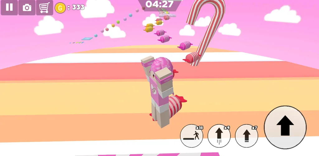 Candy Parkour Sweet girl (Кенди Паркур Свит грл)  [МОД Много денег] Screenshot 5