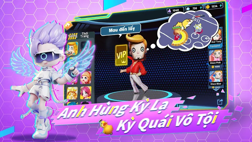 Đấu Trường Kỳ Lạ - Gzone  [МОД Много денег] Screenshot 2