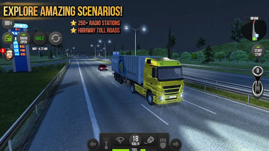 Truck Simulator : Europe  [МОД Unlocked] Screenshot 2