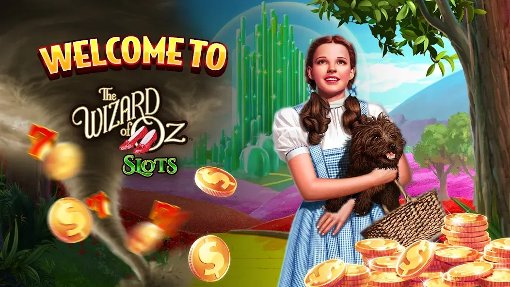 Wizard of Oz Slots Games (Волшебник из страны Оз игровой автомат)  [МОД Mega Pack] Screenshot 1