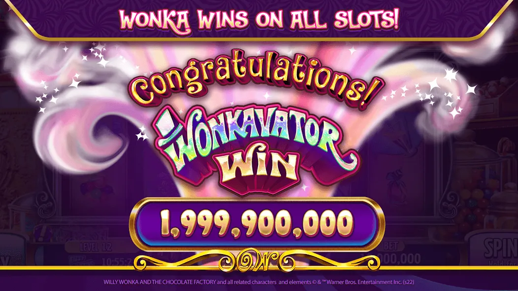 Willy Wonka Vegas Casino Slots (Вилли Вонка Вегас Казино Слоты)  [МОД Меню] Screenshot 1