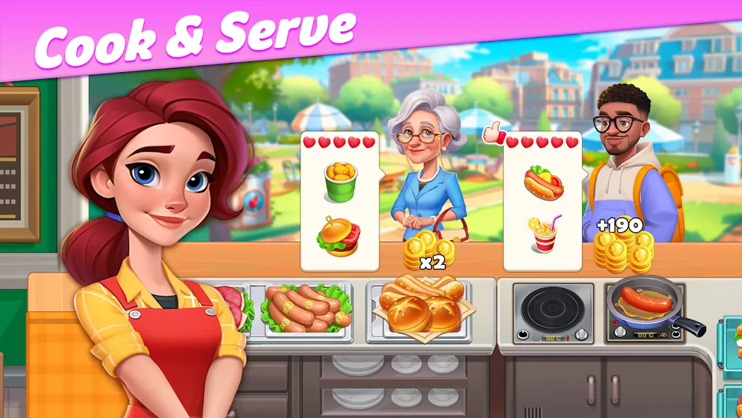 Restaurant Rescue - Food Games (Ресторанный спасатель)  [МОД Menu] Screenshot 4