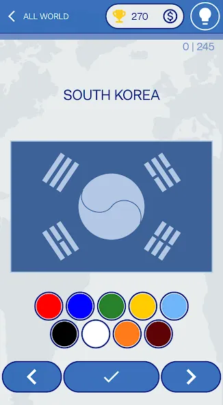 The Flags of the World Quiz  [МОД Много денег] Screenshot 2