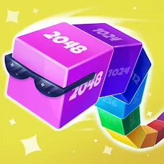 Скачать взломанную Cube Arena 2048: Merge Numbers  [МОД Mega Pack] - полная версия apk на Андроид