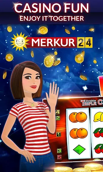 Merkur24 – Slots & Casino (Меркур24 Казино)  [МОД Menu] Screenshot 1