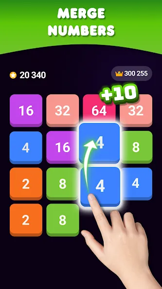 2048: Puzzle Game! Merge Block (Две тысячи сорок восемь)  [МОД Mega Pack] Screenshot 1