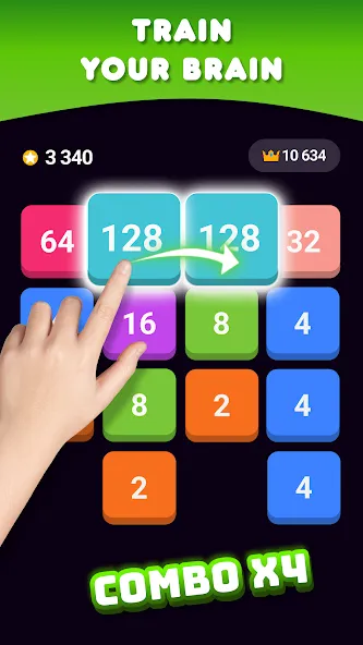 2048: Puzzle Game! Merge Block (Две тысячи сорок восемь)  [МОД Mega Pack] Screenshot 5