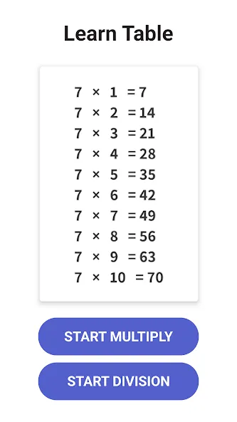 Multiplication Games Math quiz  [МОД Меню] Screenshot 2