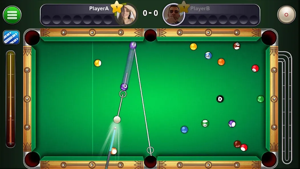 8 Ball Live - Billiards Games (Бол Лайв)  [МОД Бесконечные деньги] Screenshot 2