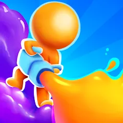 Скачать взломанную Dye Hard - Color War (Дай Хард)  [МОД Много монет] - последняя версия apk на Андроид