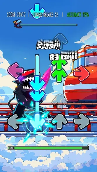 Music Rhythm Battle Night  [МОД Меню] Screenshot 1