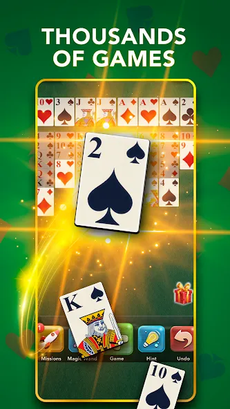 FreeCell Classic Card Game (ФриСел Классическая карточная игра)  [МОД Бесконечные монеты] Screenshot 5