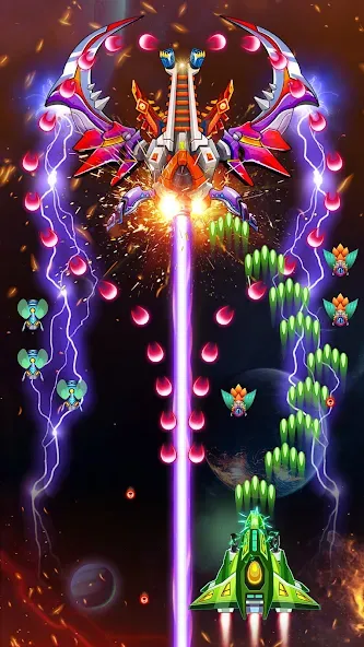 Galaxy Attack - Alien Shooter (Гэлэкси аттак)  [МОД Много денег] Screenshot 3