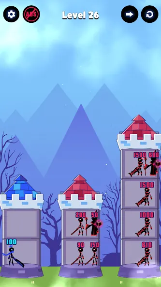 Hero Castle War: Tower Attack (Хиро Касл Вар)  [МОД Много денег] Screenshot 4