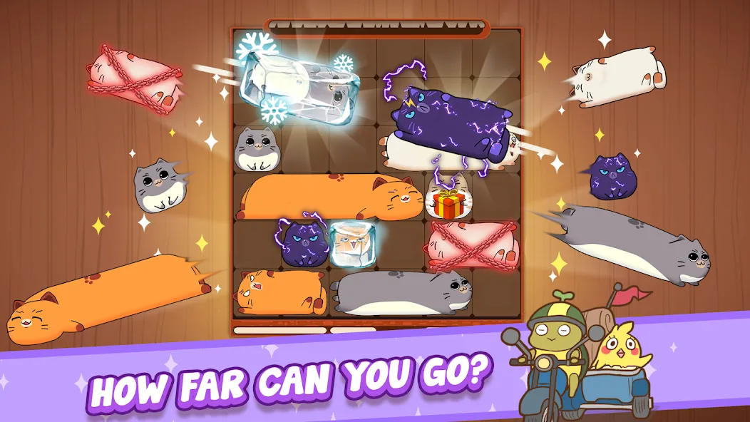 Haru Cats: Cute Sliding Puzzle (Хару Кэтс)  [МОД Бесконечные монеты] Screenshot 3