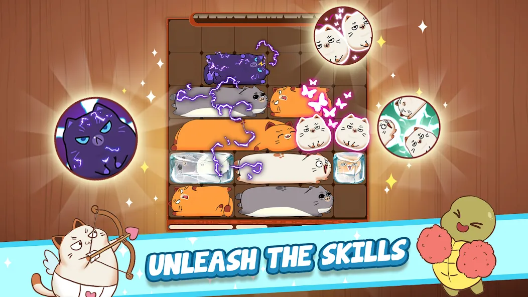 Haru Cats: Cute Sliding Puzzle (Хару Кэтс)  [МОД Бесконечные монеты] Screenshot 4