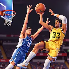 Скачать взломанную Dunk Smash: Basketball Games (Баскетбольные игры)  [МОД Unlocked] - последняя версия apk на Андроид