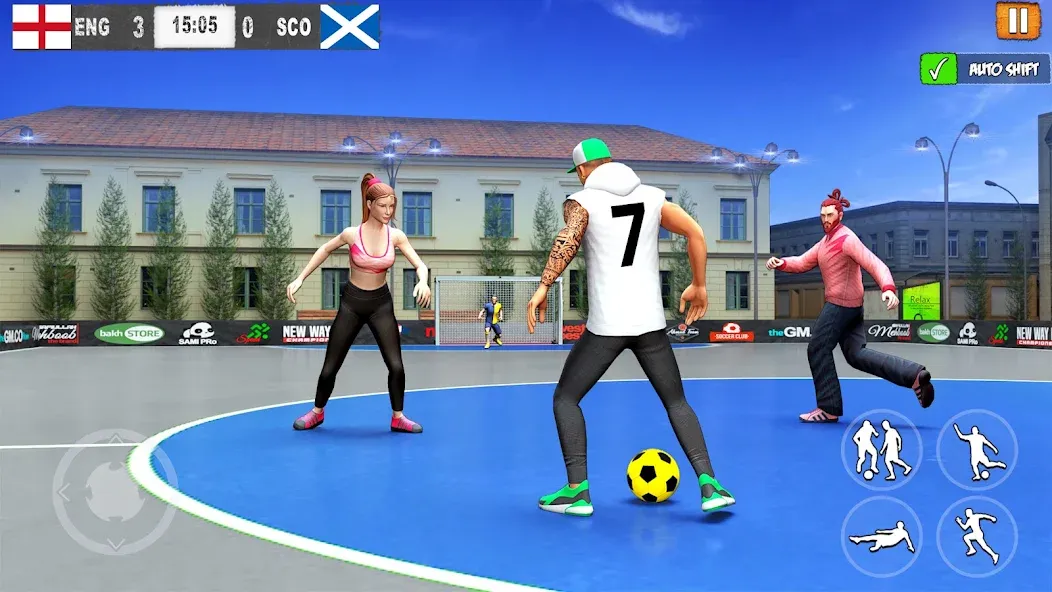 Street Football: Futsal Games (Стрит Футбол)  [МОД Unlocked] Screenshot 2