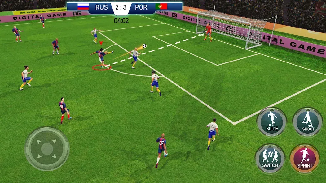 Play Football: Soccer Games (тар Футбол 23)  [МОД Mega Pack] Screenshot 5