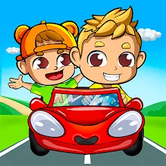 Взломанная Vlad and Niki: Car Games  [МОД Бесконечные деньги] - стабильная версия apk на Андроид