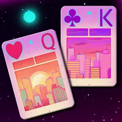 Скачать взломанную FLICK SOLITAIRE - Card Games (ФЛИКК)  [МОД Mega Pack] - последняя версия apk на Андроид