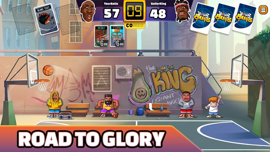 Your Balls: Basketball Game (Йоур Баллс)  [МОД Бесконечные деньги] Screenshot 1