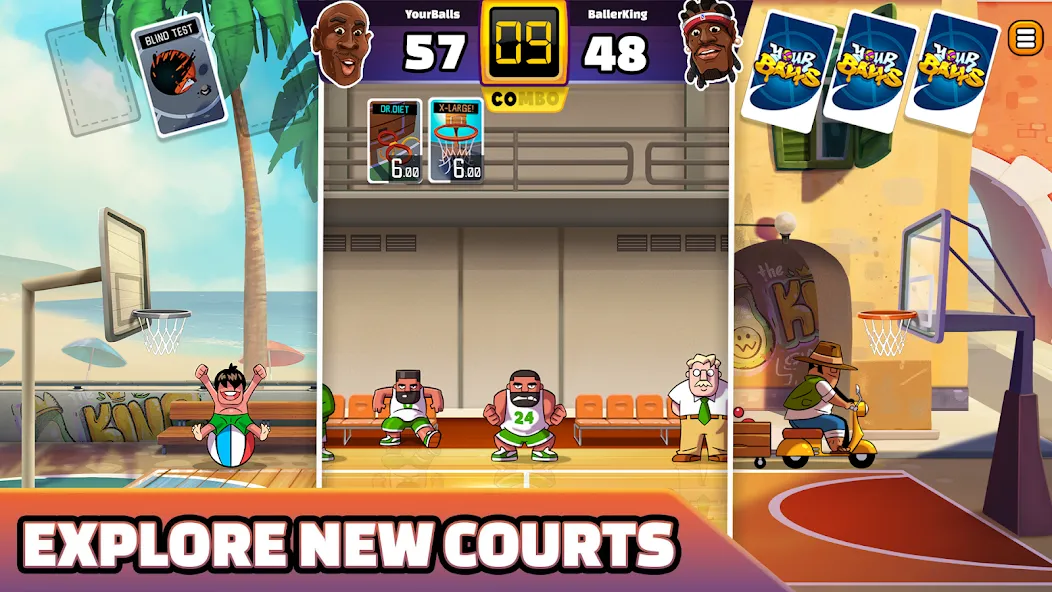 Your Balls: Basketball Game (Йоур Баллс)  [МОД Бесконечные деньги] Screenshot 5