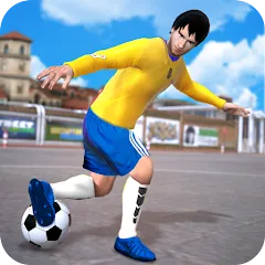 Взломанная Street Football Kick Games (Уличный футбол Игры с ударами)  [МОД Unlimited Money] - стабильная версия apk на Андроид