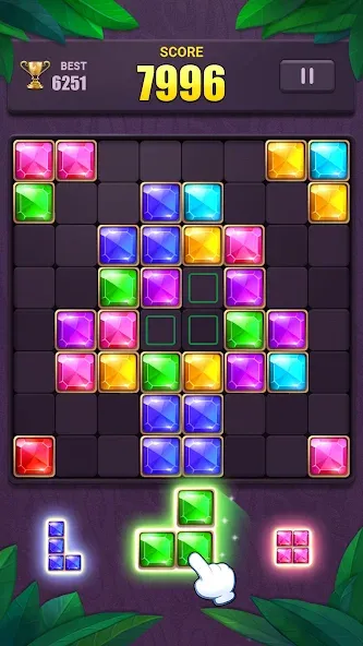 Block Puzzle: Jewel Blast Game  [МОД Unlocked] Screenshot 2