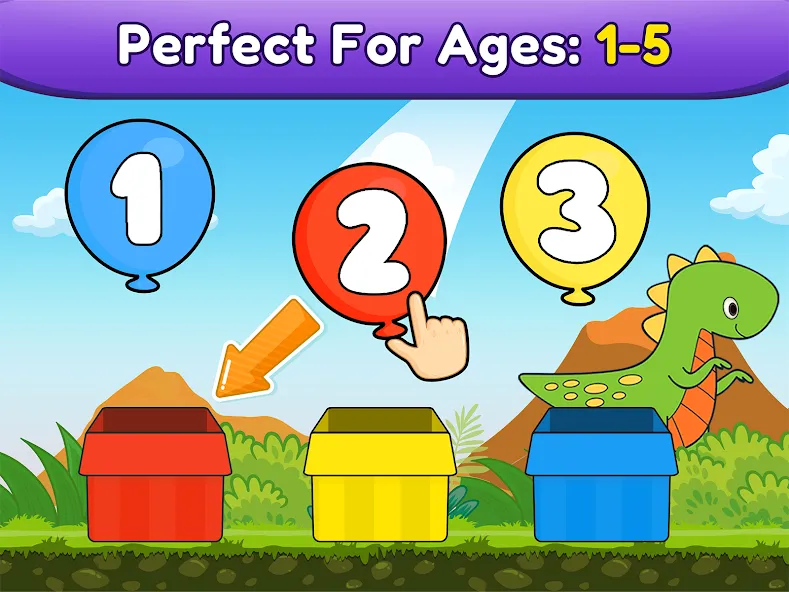 Balloon Pop Kids Learning Game  [МОД Много денег] Screenshot 4