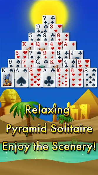 Pyramid Solitaire - Egypt (Пирамиды пасьянс)  [МОД Menu] Screenshot 1