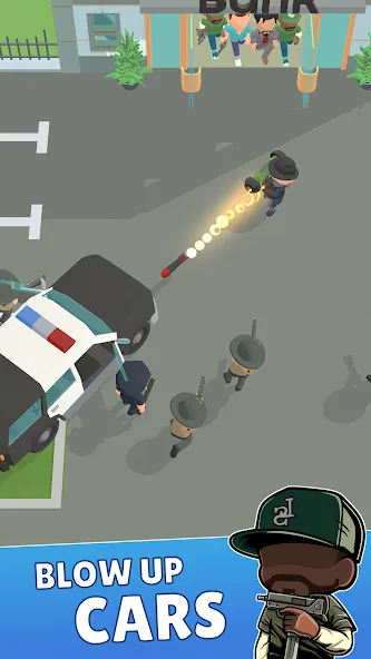 Merge Gangster Heist vs Police (Мердж Гангстер Хейст)  [МОД Unlocked] Screenshot 5