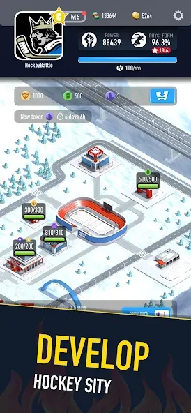 Hockey Battle 2 (Хоккей Батл 2)  [МОД Все открыто] Screenshot 1