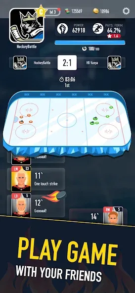 Hockey Battle 2 (Хоккей Батл 2)  [МОД Все открыто] Screenshot 4