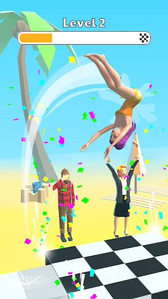 Human Flip: Jump Master Game (Хуман Флип)  [МОД Menu] Screenshot 2