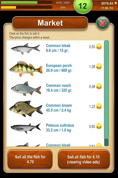 Fishing Baron - fishing game  [МОД Много монет] Screenshot 5