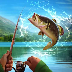 Взломанная Fishing Baron - fishing game  [МОД Много монет] - полная версия apk на Андроид