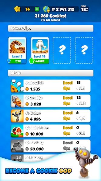 Cookie Clickers™ (Куки Кликеры)  [МОД Unlimited Money] Screenshot 3