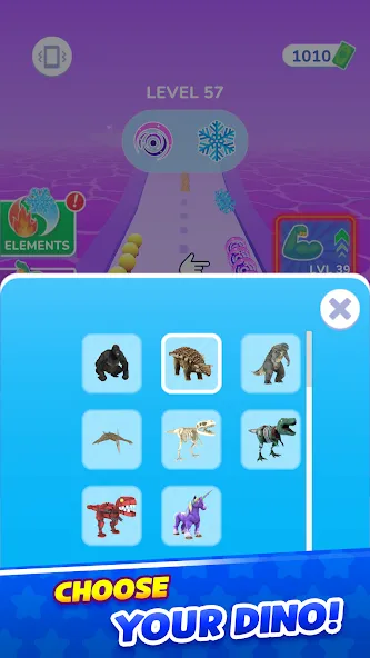 Dino Evolution Run 3D (Дино Эволюция Ран 3Д)  [МОД Unlocked] Screenshot 4