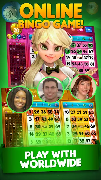 Bingo City 75 : Bingo & Slots (Бинго Сити 75)  [МОД Много денег] Screenshot 2