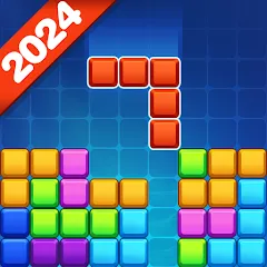 Скачать взломанную Block Puzzle Ocean  [МОД Много денег] - последняя версия apk на Андроид