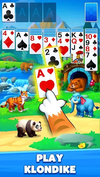 Solitaire Zoo  [МОД Mega Pack] Screenshot 1