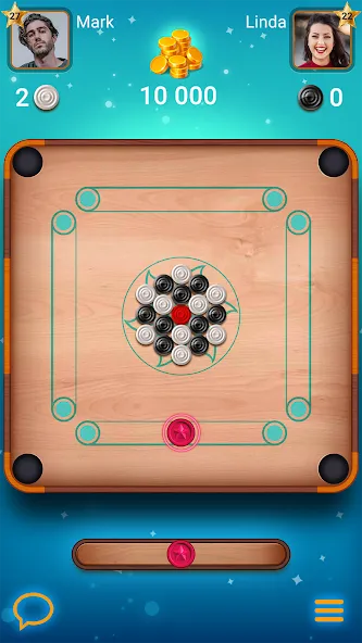 Carrom Lure - Disc pool game (Карром Лур)  [МОД Unlimited Money] Screenshot 3