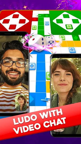 Ludo Lush-Game with Video Call (Людо Луш)  [МОД Menu] Screenshot 1