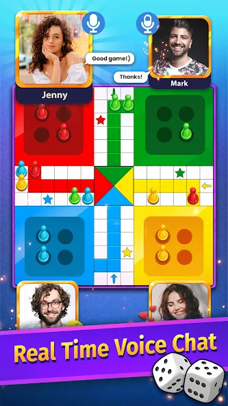 Ludo Game COPLE - Voice Chat  [МОД Unlimited Money] Screenshot 1