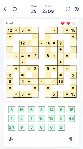 Crossmath - Math Puzzle Games (Математические головоломки игры)  [МОД Меню] Screenshot 1