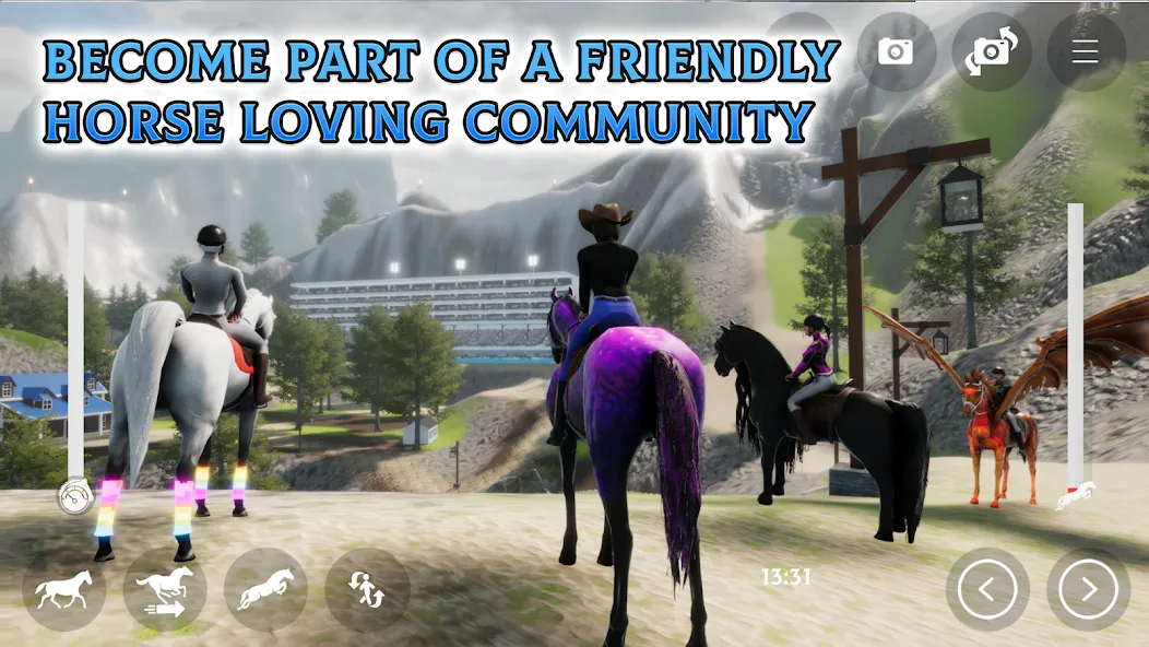 Horse Academy - Equestrian MMO (Хорс Академи)  [МОД Все открыто] Screenshot 4