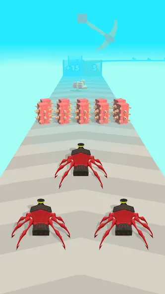 Merge Spider Train  [МОД Бесконечные деньги] Screenshot 1